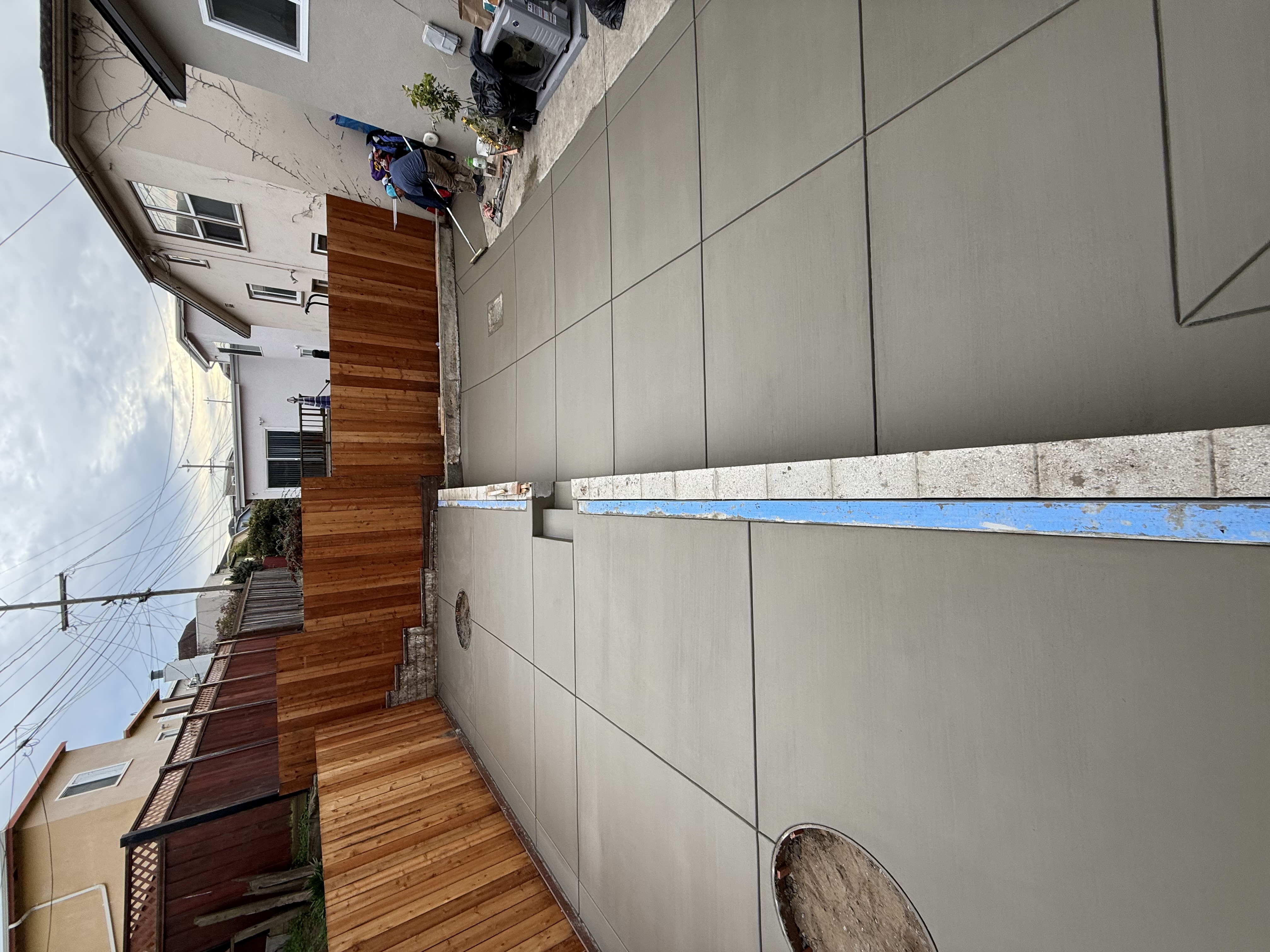Replacement patio slab — Concord area