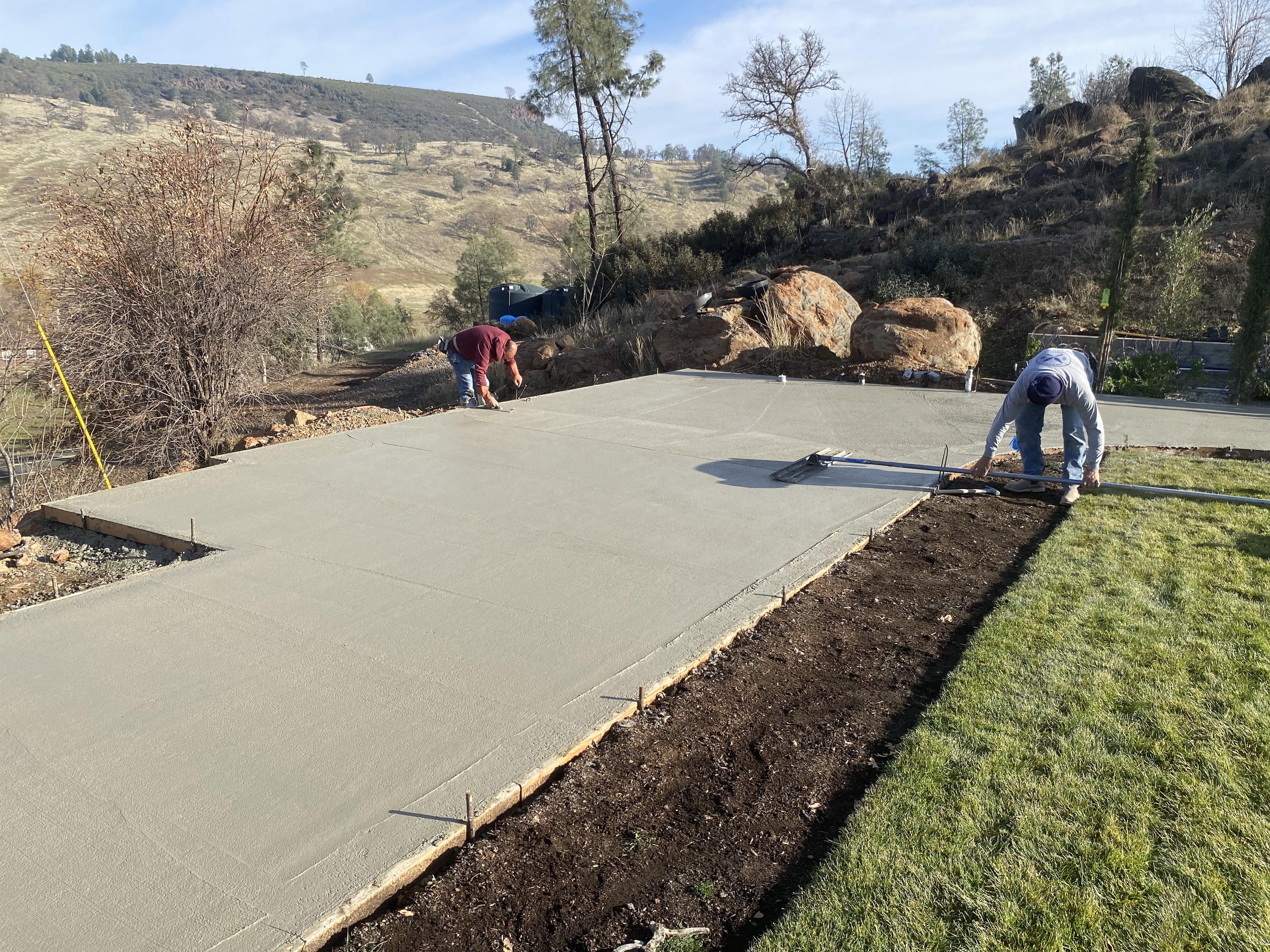 Residential patio slab — San Ramon area